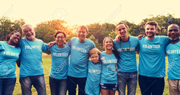 Group of volunteers