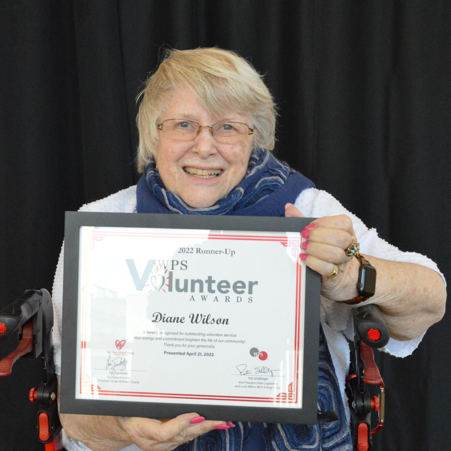 Adult runner-up - Diane Wilson