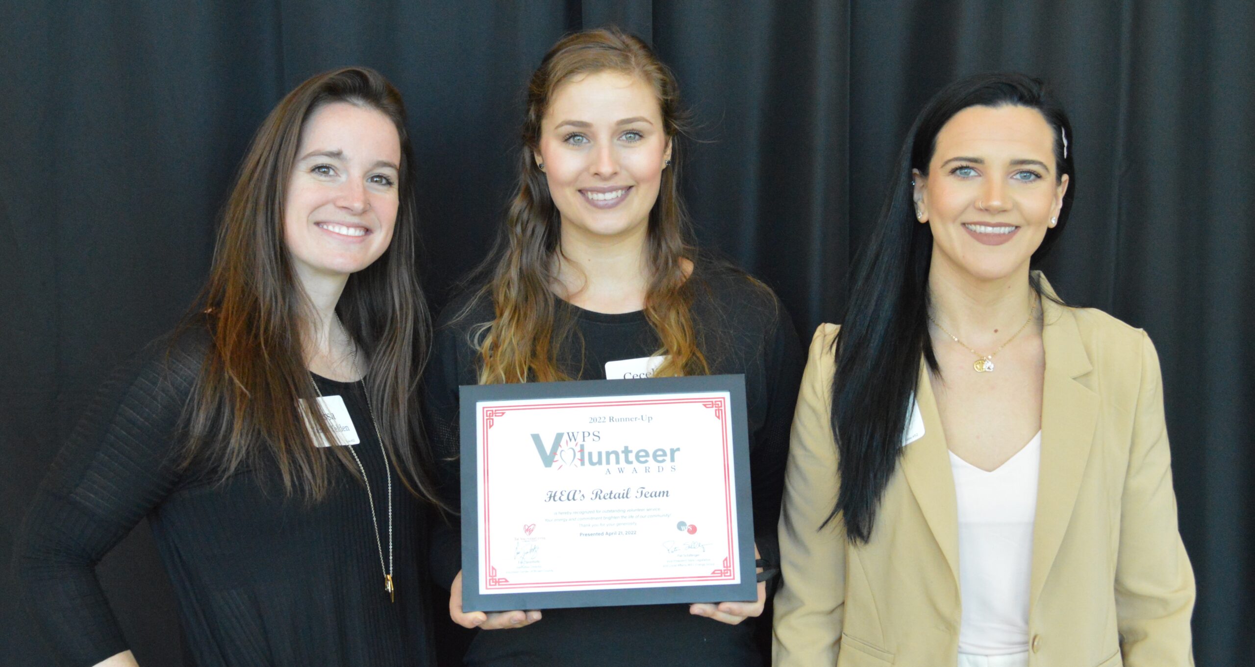 Small Group runner-up - HEA Retail Team