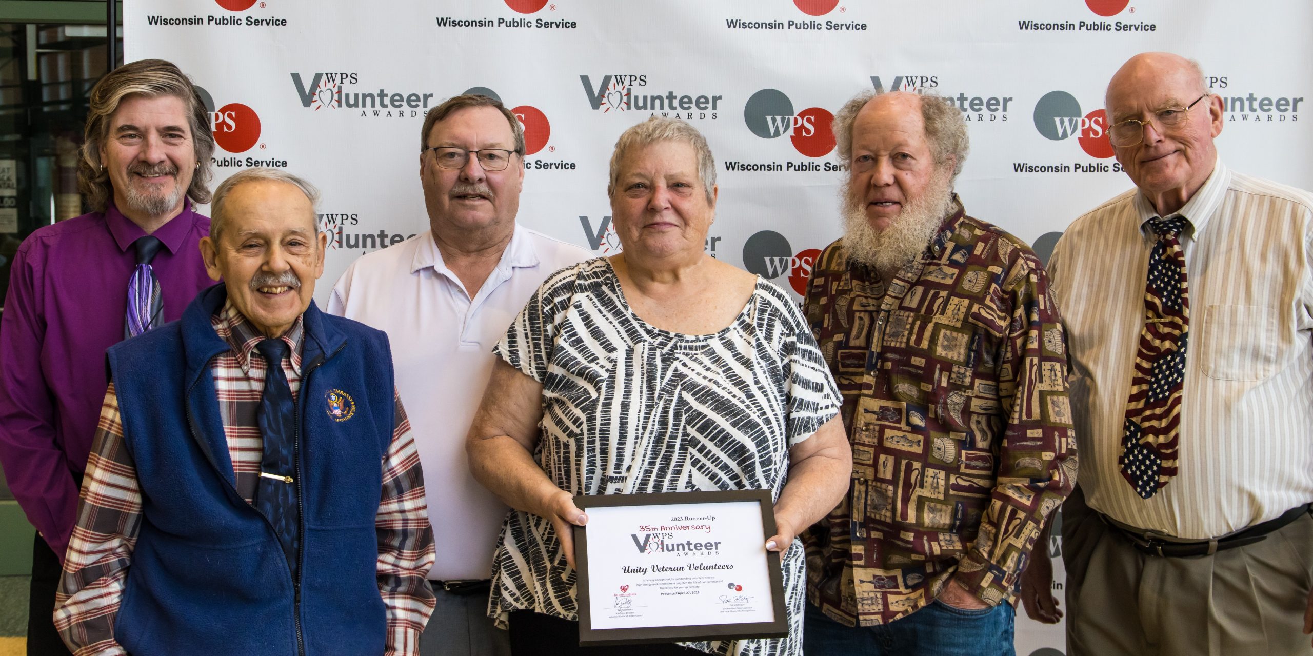 Large Group runner-up - Unity Veteran Vols